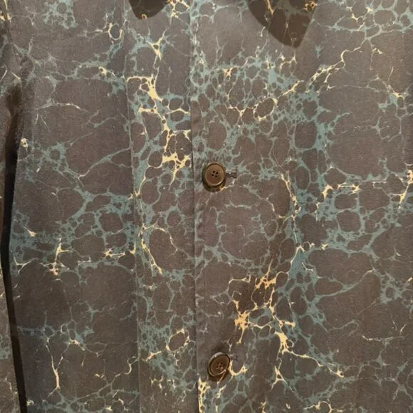 Dries Van Noten Multicolour Cotton Men’s Coat – Size 46 FR | Designer Outerwear - Picture 6 of 10